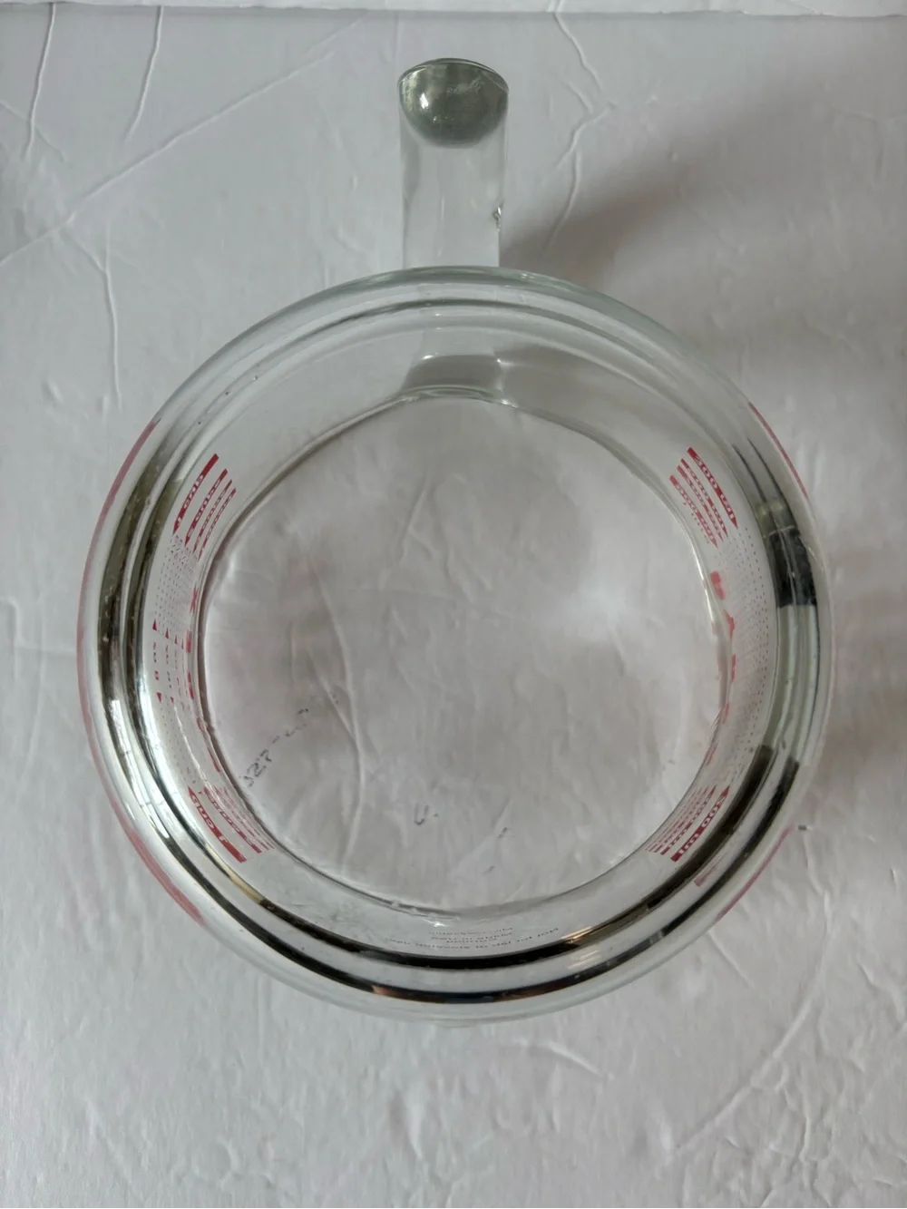 PYREX 4 Cup 1 Quart Glass Measuring Cup Red Lettering